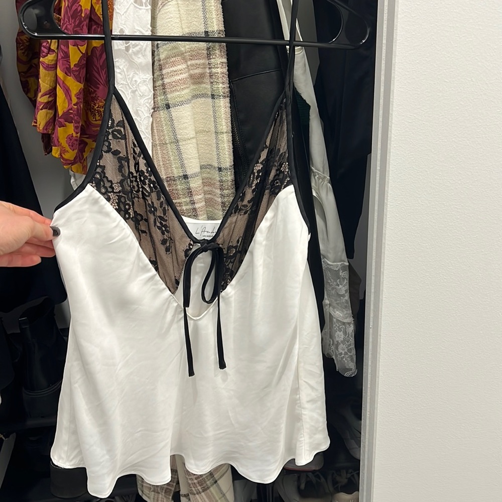 L’academie lace tank